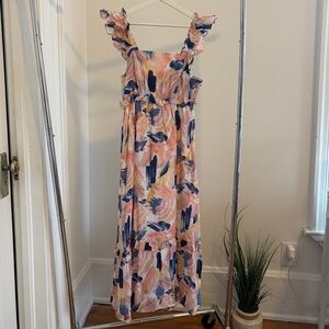 Blu Pepper Multicolor Maxi Dress
